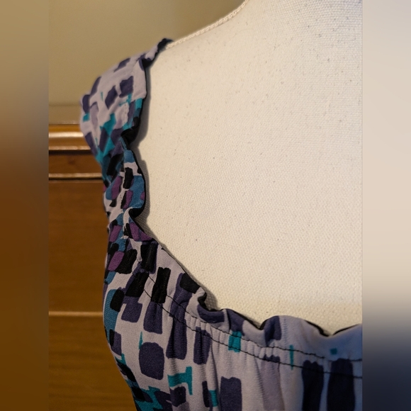 aXCESS a Claiborne Co. Abstract Tank Dress Aline Fit SZ XL - Picture 3 of 13